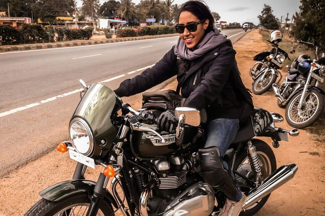 Her Solo Enfield Trip