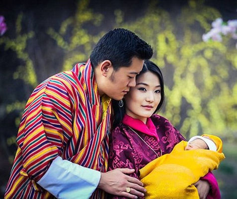 不丹种植幸福树来纪念新生儿王子
