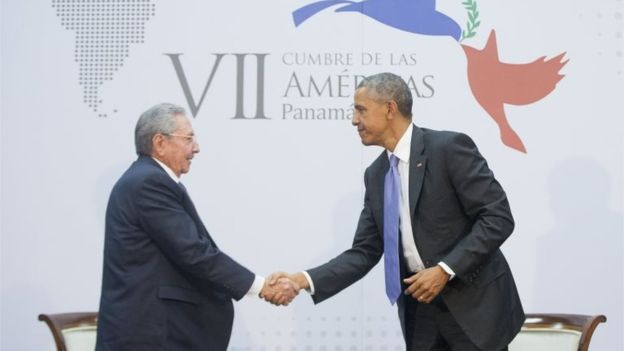 obama and raul castro