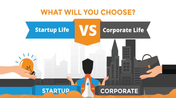 创业工作vs.公司生活