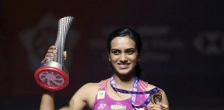PV Sindhu赢得世界羽联冠军