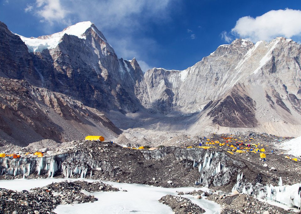 珠穆朗玛峰基本营徒步旅行
