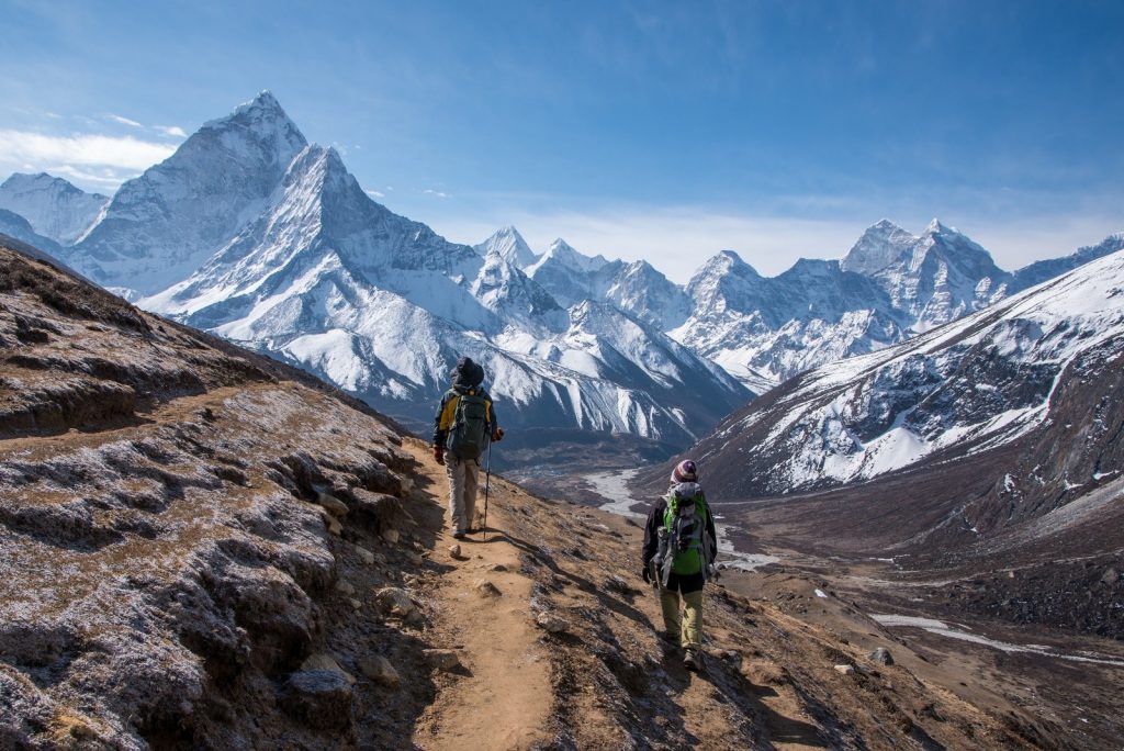珠穆朗玛峰基本营徒步旅行