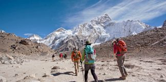 珠穆朗玛峰大本营徒步旅行