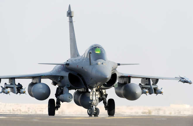 IAF Rafale飞机，IAF，旁遮普，印度空军，