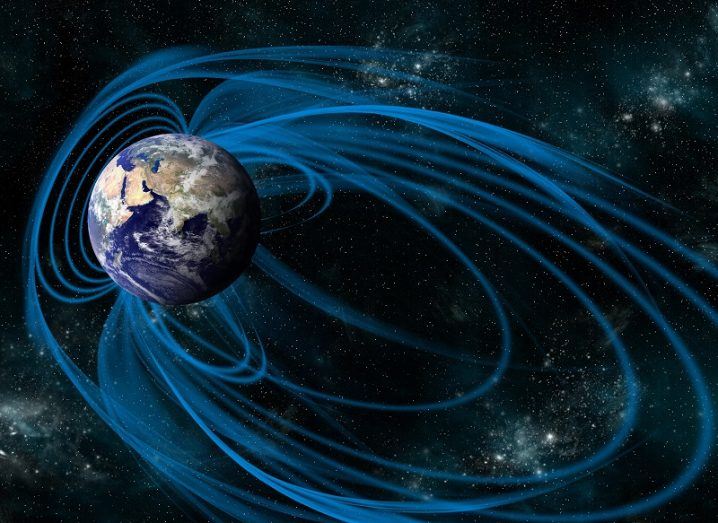 地球磁场，NASA，磁场凹痕