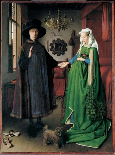 Arnolfini肖像 - 艺术家：Jan Van Eyck